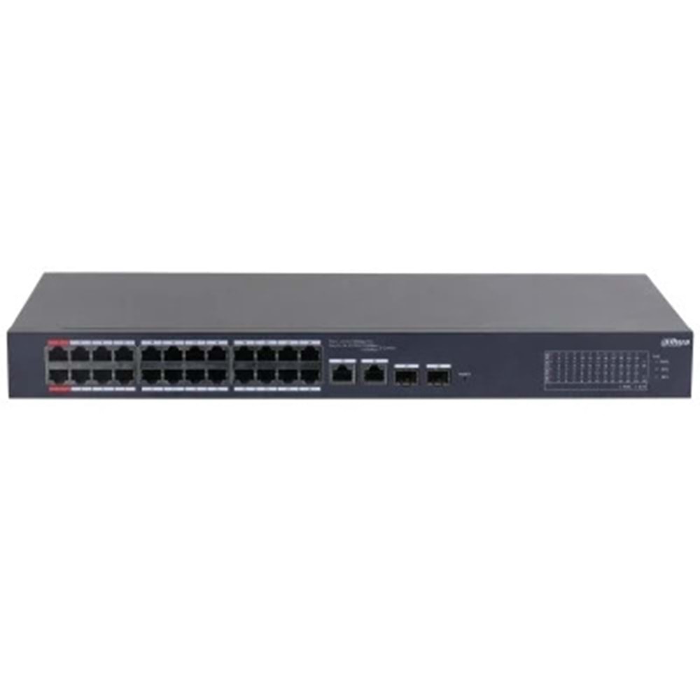 DAHUA DH-CS4226-24ET-240 24 PORT 24XFE-2XGE/SFP YÖNETILEBILIR 240W POE SWITCH