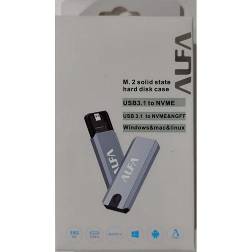 ALFA M.2 SOLİD STATE HARD DİSK CASE (M.2 SSD OKUYUCU)