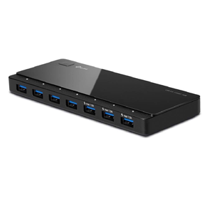 TP-LINK UH700 7port USB 3.0 Siyah USB Çoklayıcı Hub Adaptörlü