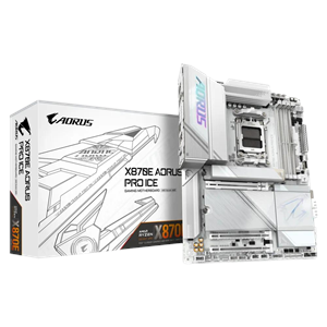 GIGABYTE AORUS PRO ICE X870E DDR5 HDMI DP PCIE 5.0 AM5 ATX BEYAZ