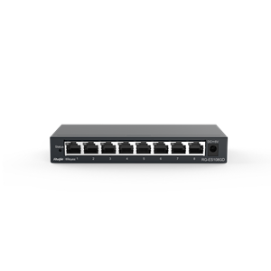RUIJIE 8port REYEE RG-ES108GD GIGABIT Yönetilemez Switch Masaüstü Çelik Kasa