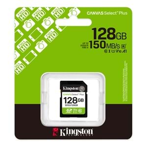 KINGSTON 128GB SDXC Kart Canvas Select Plus SDS3/128GB