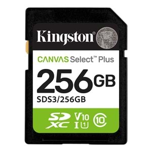 KINGSTON 256GB SDXC Kart Canvas Select Plus SDS3/256GB