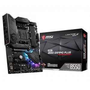 MSI MPG B550 GAMING PLUS DDR4 HDMI DP PCIe 16X v4.0 AM4 ATX (Outlet)
