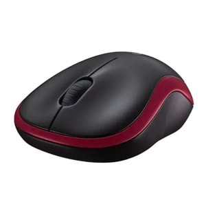 LOGITECH M185 Kablosuz Optic Siyah/Kırmızı Mouse 910-002237 
