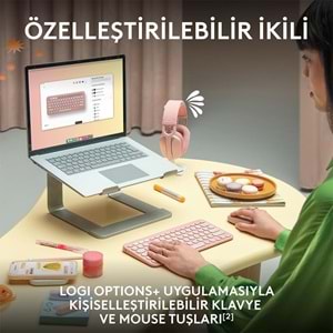 LOGITECH Pebble 2 Bluetooth Grafit Multi-Device Klavye - Mouse Set 920-012245