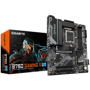 GIGABYTE B760 GAMING X DDR4 HDMI DP PCIE 4.0 1700p ATX