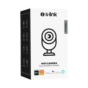 S-link IND04 2.0 MP HD Lens 3.6mm IP Smart Wifi Network TF Card Güvenlik Kamerası TuyA