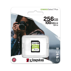KINGSTON SD 256GB Canvas Select Plus SDS2/256GB Hafıza Kartı