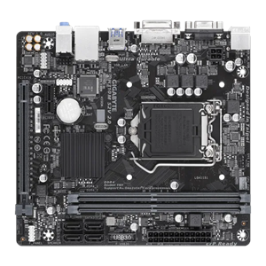 GIGABYTE H310M-S2V 2.0 DDR4 SATA3 DVI PCIe 16X v3.0 1151p v2 mATX 