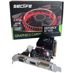 SecLife GT610 2GB DDR3 64bit HDMI DVI PCIe 16X v2.0