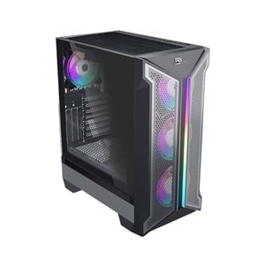 POWERBOOST VK-Z002B 4-ARGB RING FANLI GAMING MID-TOWER PC KASASI