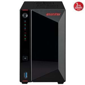 ASUSTOR AS5402T CELERON N5105 4 GB RAM- 2-diskli Nas Server (Disksiz) 