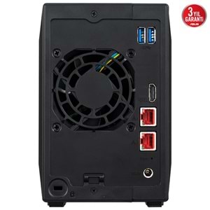 ASUSTOR AS5402T CELERON N5105 4 GB RAM- 2-diskli Nas Server (Disksiz) 