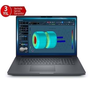 DELL 18” PRO MAX PLUS MB18250_4 ULTRA 9 285HX-32GB DDR5 RAM-1TB NVME-16GB RTX PRO4000 BWL-W11P Taşınabilir İş istasyonu