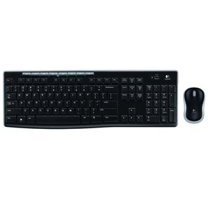 LOGITECH MK270 Kablosuz Q Trk Siyah Multimedya Klavye - Mouse Set 920-004525