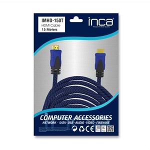 INCA 15metre IMHD-150T HDMI Görüntü Kablosu Gold 1.4v 4K