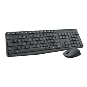 LOGITECH MK235 Kablosuz Q Trk Siyah Multimedya Klavye - Mouse Set 920-007925