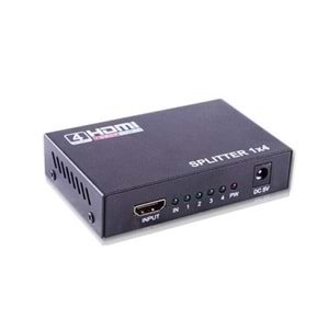 QPORT 4port Q-SPL4 1port HDMI (giriş) 4port HDMI (çıkış) 1920x1080 HDMI Splitter