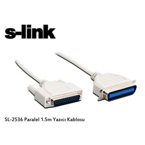 S-LINK 1.5metre SL-2536 Paralel Yazıcı Kablosu