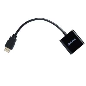 DARK DK-HD-AHDMIXVGA4 0.15metre HDMI-VGA (D) Görüntü Adaptörü Siyah 1080p