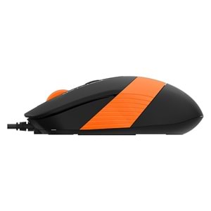 A4 TECH FM10 USB 1600dpi Optic Siyah/Turuncu Mouse