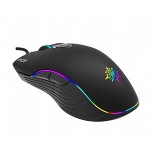 INCA IMG-GT15 USB RGB Led Aydınlatmalı 4800dpi Gaming Optic Siyah Mouse