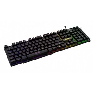 INCA IKG-449 USB Q Trk Rainbow Aydınlatmalı Mekanik Hisli Siyah Gaming Klavye