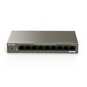 TENDA 8port PoE 102w Gigabit Yönetilemez Switch TEG1109P-8-102W