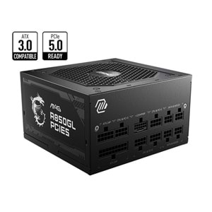 MSI 850W 80+ GOLD A850GL PCIe5.0 Tam Modüler Power Supply