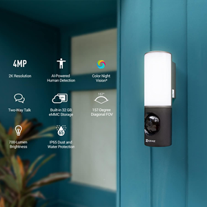 EZVIZ 4MP Box 2mm Wall-Light Wıfı Kablosuz IP Kamera CS-LC3