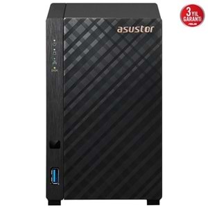 ASUSTOR 2diskli Realtek QC-1GB RAM-Gigabit Nas Server AS1102TL