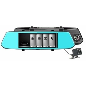 TWOGO GO-800F Araç İçi Ayna Tipi Kamera 7