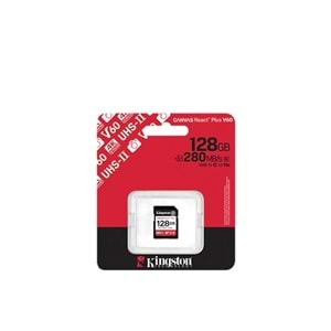 KINGSTON 128GB SDXC SD Kart React+ SDR2V6/128GB