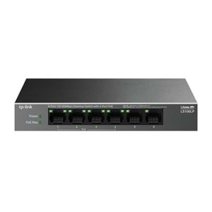 TP-LINK 6port PoE 41w Gigabit Yönetilemez Switch LS106LP