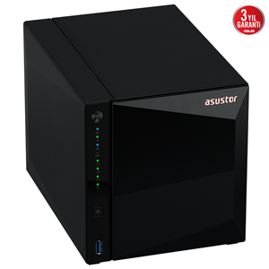 ASUSTOR 4diskli Realtek QC-2GB RAM-2.5GbE Nas Server AS3304T v2
