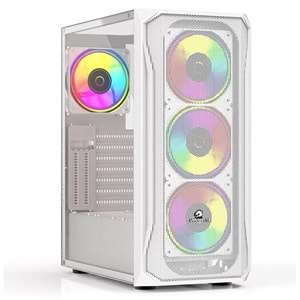 GAMEBOOSTER GB-T005MW Gaming Mid-Tower PC Kasası Beyaz