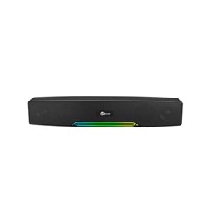 LECOO DS109 Stereo Bluetooth AUX-TF/USB Siyah 10w RMS Soundbar Speaker RGB Ledli