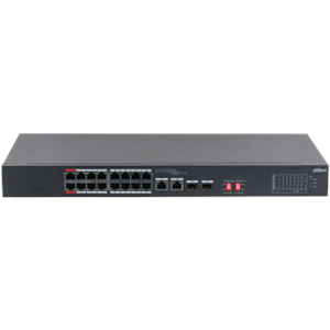 DAHUA 16port PoE 135w 2-SFP 2-Uplink Yönetilemez Switch S3218-16ET-135