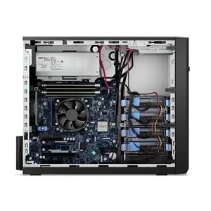 DELL T150 PET150SPL5 E-2314 16GB DDR4 ECC UDIMM-1x480GB SSD 365w 5U Tower Sunucu PERC H355 Adapter, Full Height