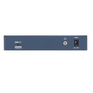 HIKVISION 4port PoE 65w 2-Uplink 10/100 Yönetilemez Switch Metal DS-3E0106HP-E