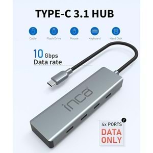 INCA ITPT-4T 4port TYPEC Çoklayıcı Hub