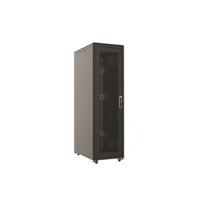 AGER 32U + 2li Fan 800x1000mm Dikili Tip Siyah Kabinet Vega AG-VB32U8010S1 Cam Kapak