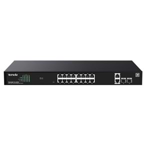 TENDA 16port PoE 250w 2-SFP Gigabit Cloud Yönetilebilir Switch TEG2220P-16-250W