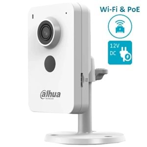 DAHUA 4MP Küp 2.8mm Wifi Kablosuz IP Kamera C4K-P