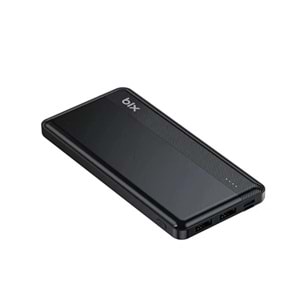 BIX 10000mAh BXPB108-BK 2x USB LED BİLDİRİMLİ Siyah POWERBANK