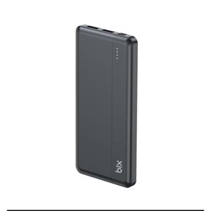 BIX 10000mAh BXPB108-BK 2x USB LED BİLDİRİMLİ Siyah POWERBANK