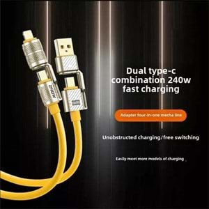 CODEGEN CDG-CNV88 Lightning 1.5 metre Şarj ve Data Kablosu 240W