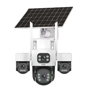 INOX 3MP 4Lens PT Speed Dome 3.6mm IP Solar Kamera E-Sim X14