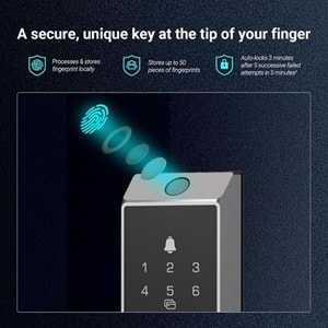 EZVIZ CS-DL04 Akıllı Kilit Çok İşlevli Tuş Takımı